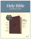 KJV Large-Print Thinline Reference Bible, Filament Enabled Edition Leatherlike Burgundy Indexed